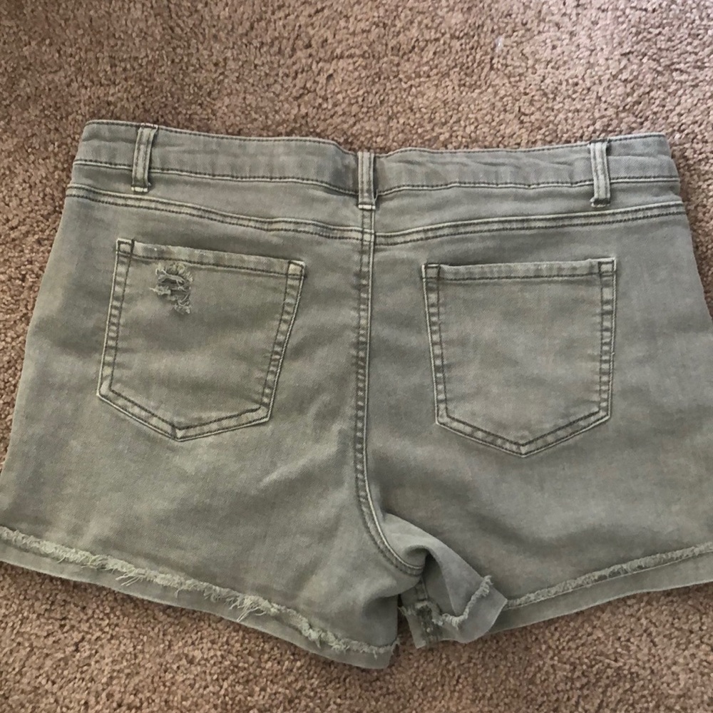 Mid Rise Jean Shorts - Picture 2 of 2